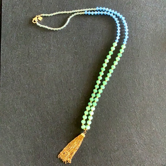 Banana Republic Beaded Necklace & Tassel - Picture 2 of 6